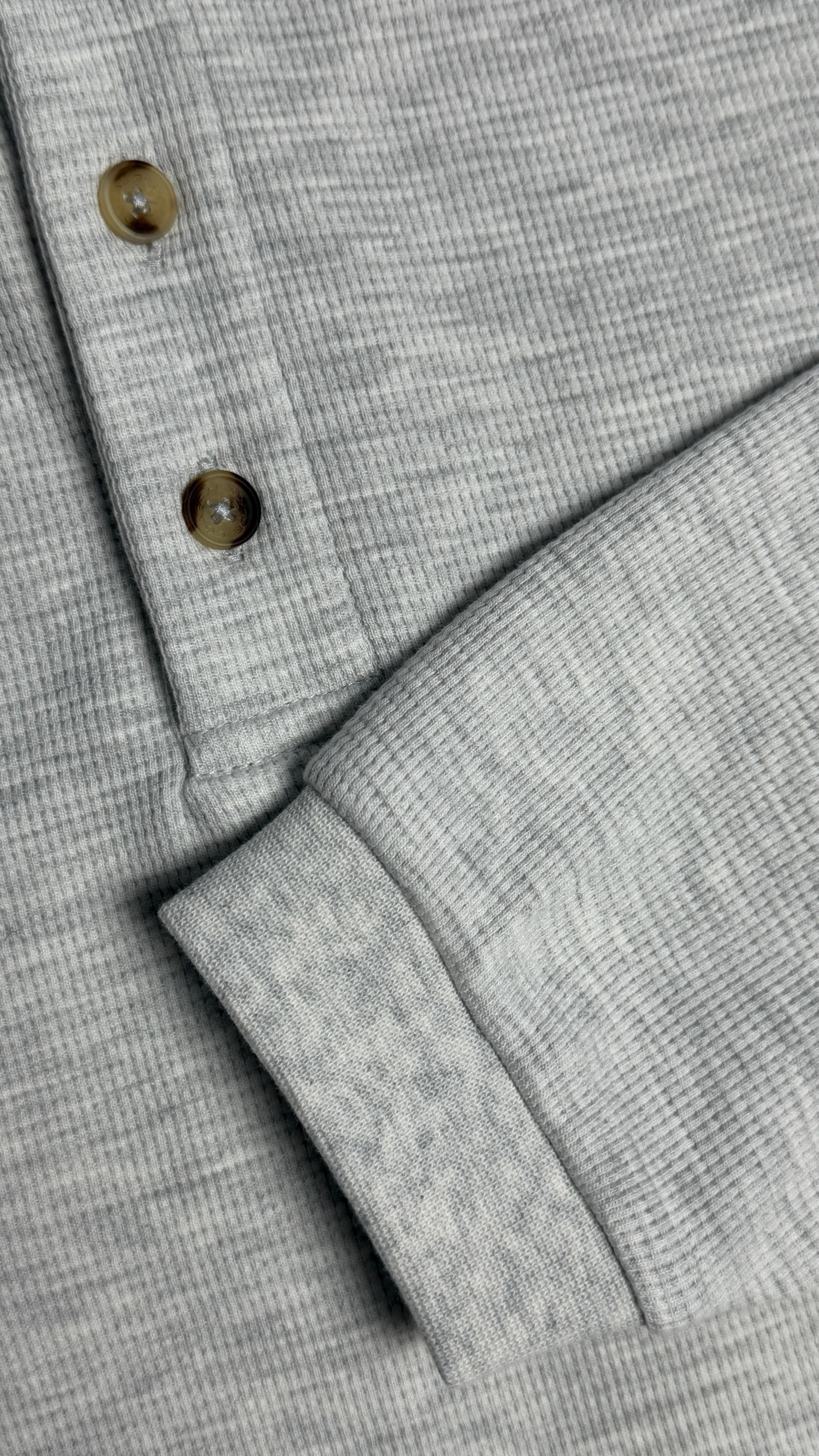 Grey Waffle Knit Henley – Coastal Goods
