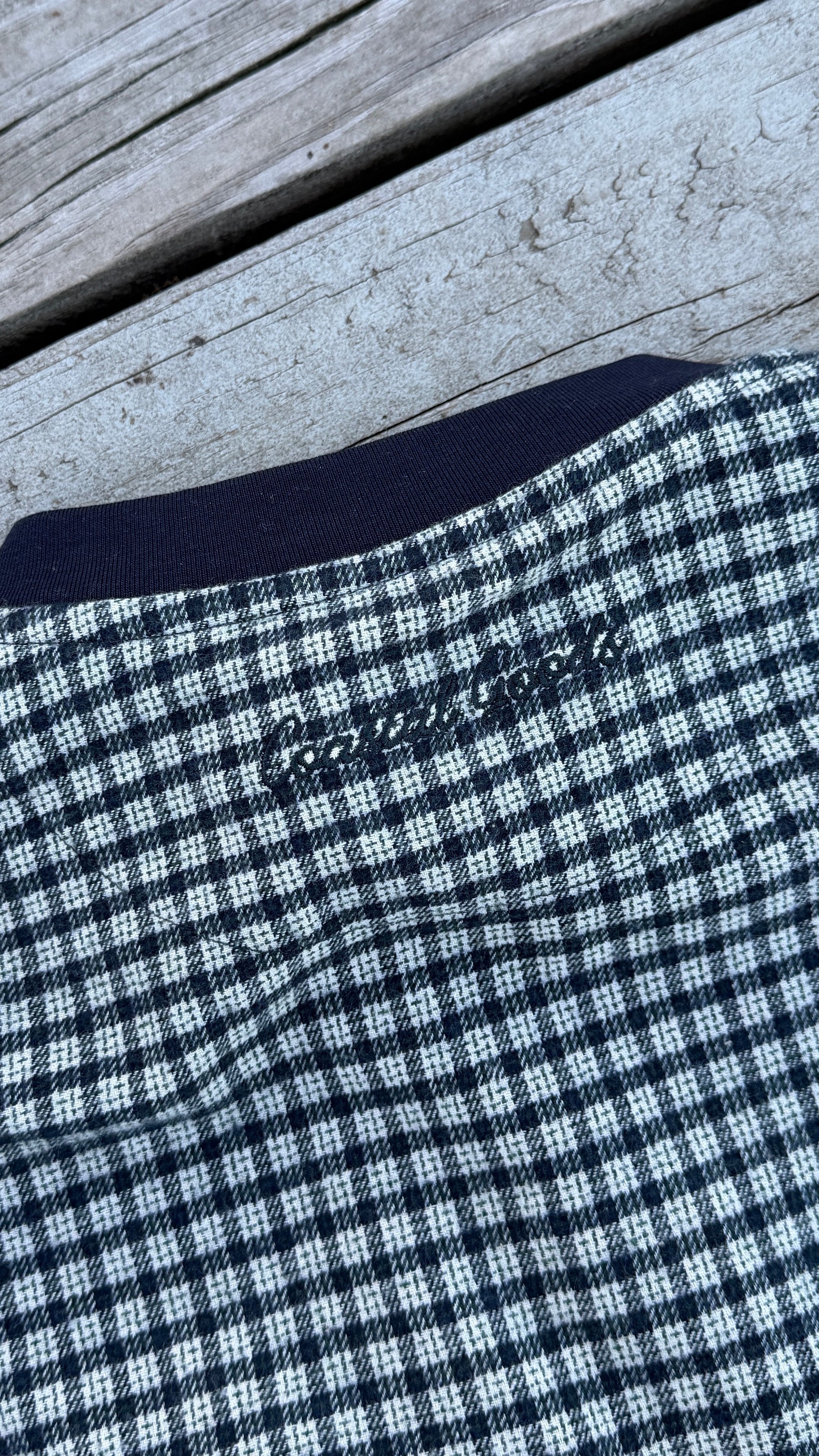 Lightweight Flannel Henley